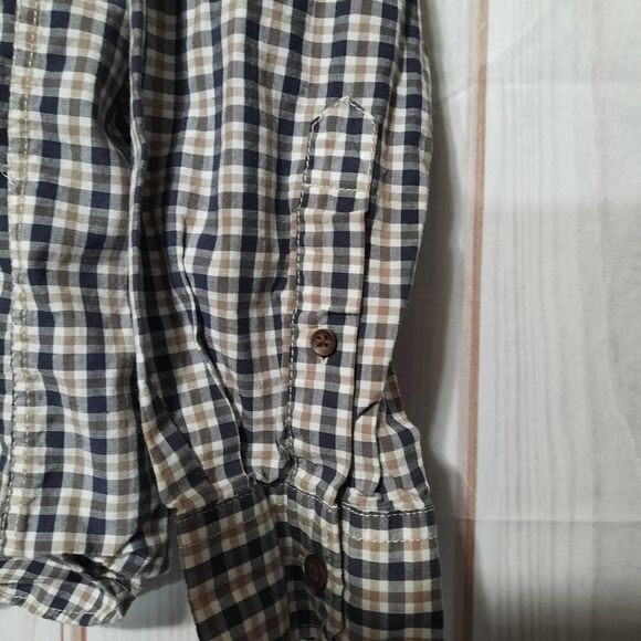 Cedar Woods State Shirt Men's Size Extra Large Multicolor Button Up Long Sleeve - Picture 5 of 8